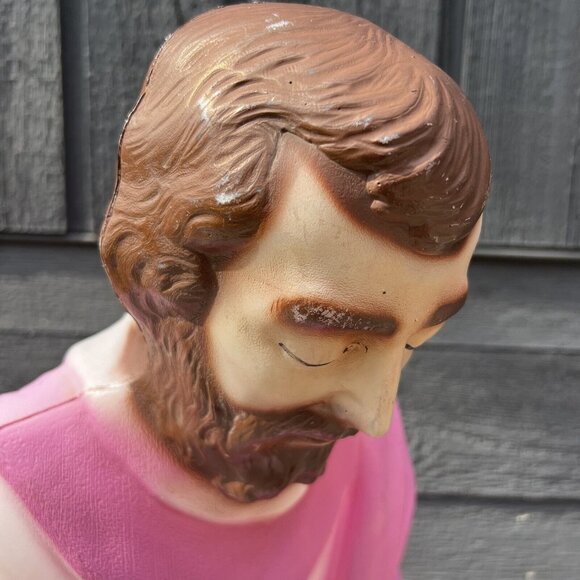 Vintage Empire Joseph 27" Nativity Blow Mold Christmas Decor Lighted w/ Cord - Picture 8 of 13